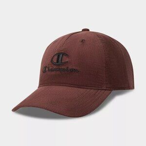 NEW Champion Adult Hobby Corduroy Baseball Hat - Ruby